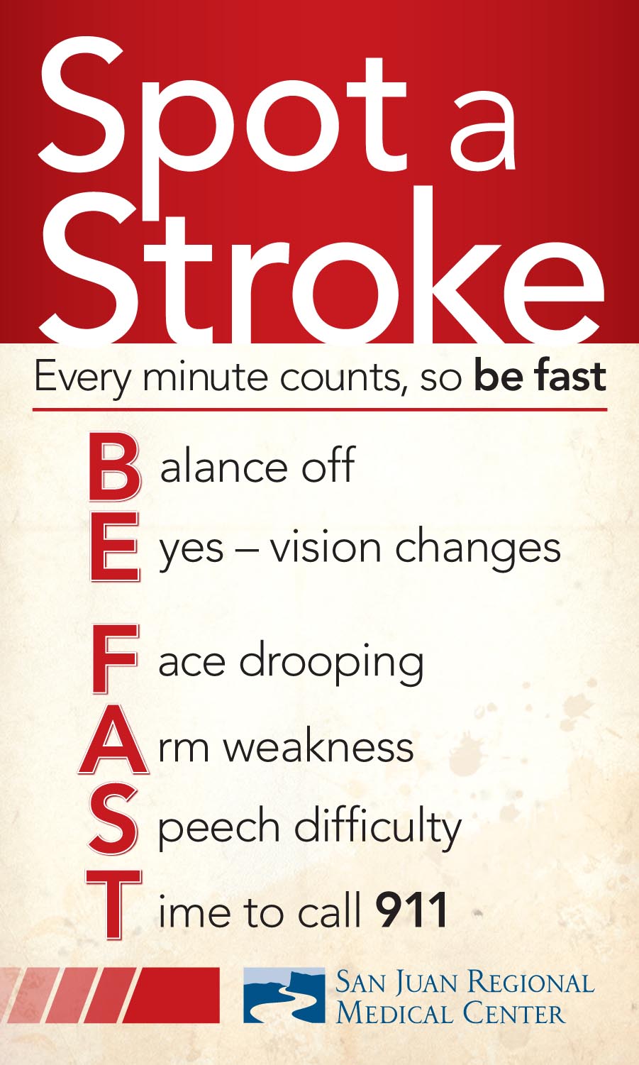 Stroke Awareness San Juan Regional Medical Center